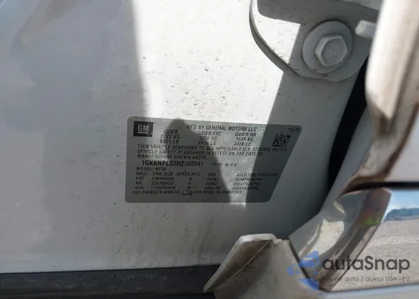 2017 GMC Acadia Denali из США, поврежденный, VIN 1GKKNPLS2HZ188841